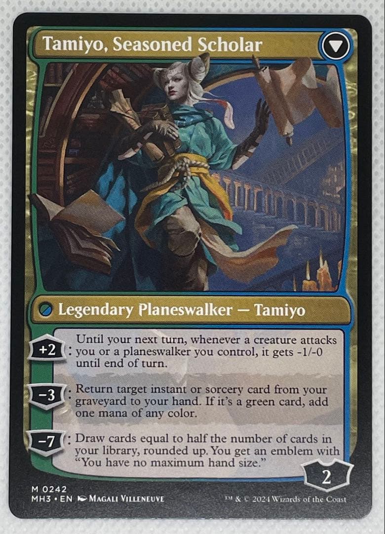 MtG 知りたがりの学徒、タミヨウ 英語3枚