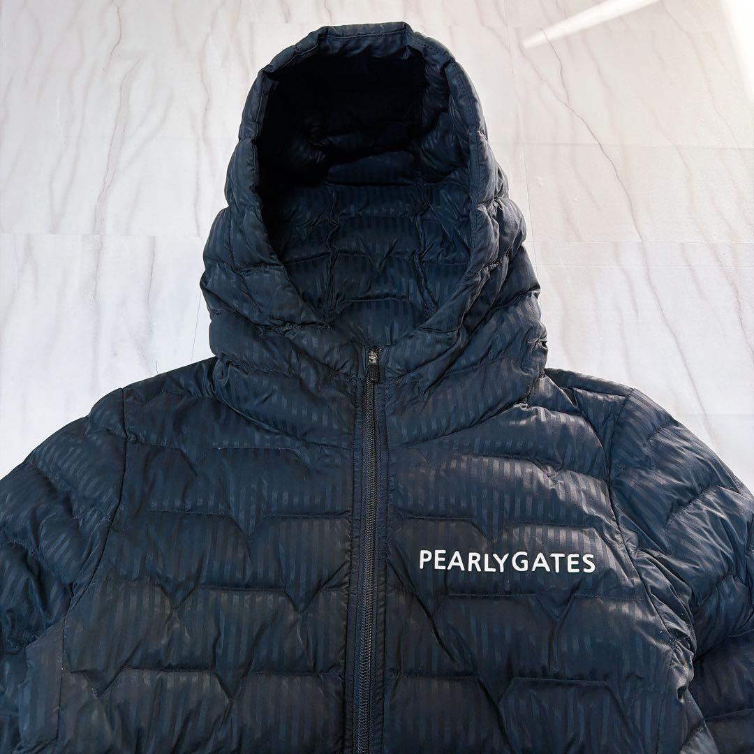 《2024年モデル》パーリーゲイツ ダウンジャケット 中綿 フード ネイビー 1