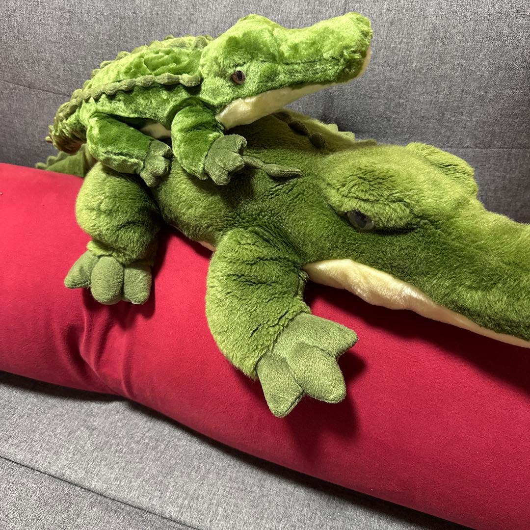 カッコいい　ワニの親子ぬいぐるみ　セット販売用　AURORA