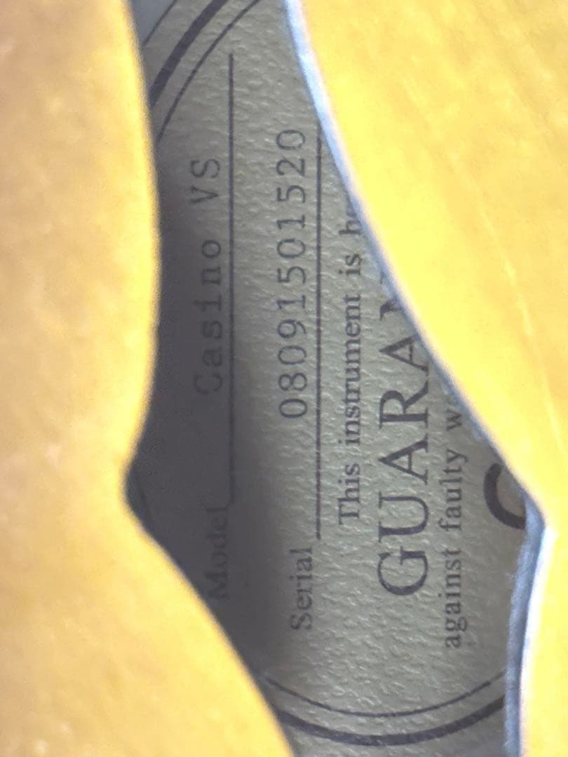 Epiphone Casino 現状販売