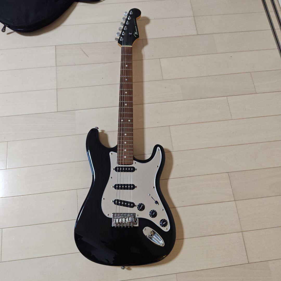 Marvis ブラックエレキギター　メイビス