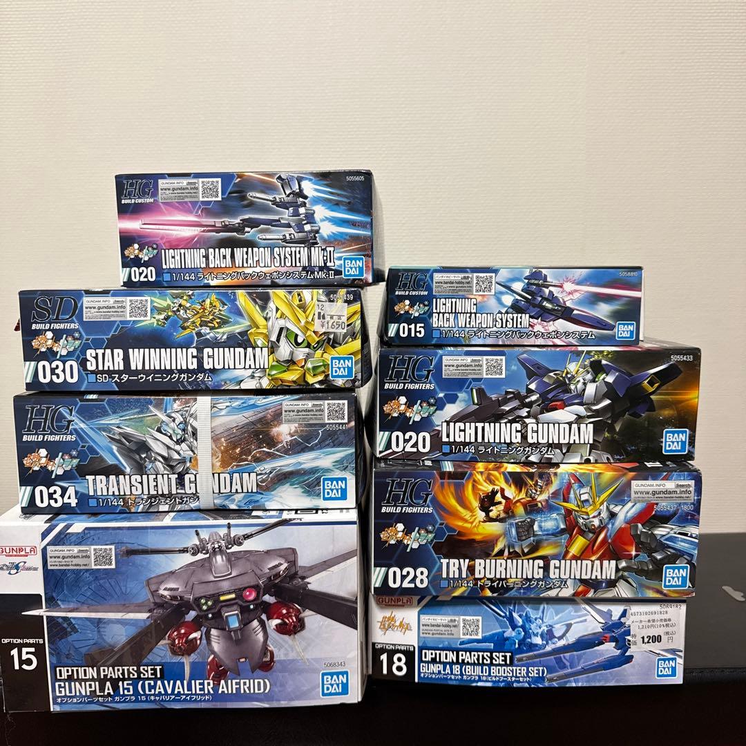 HG ガンダムビルドファイターズ　オプションパーツセット15 18セット売り