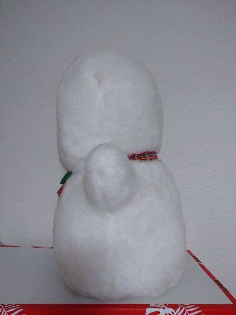 【昭和レトロ】三英 特大 ぬいぐるみ 雪だるま スノーマン