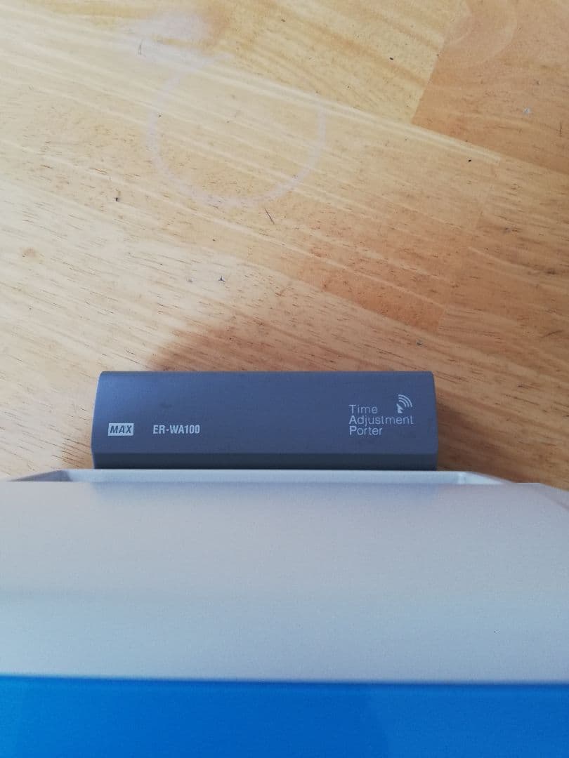 マックス 電子タイムレコーダー電波時計付き　ER-80SUW