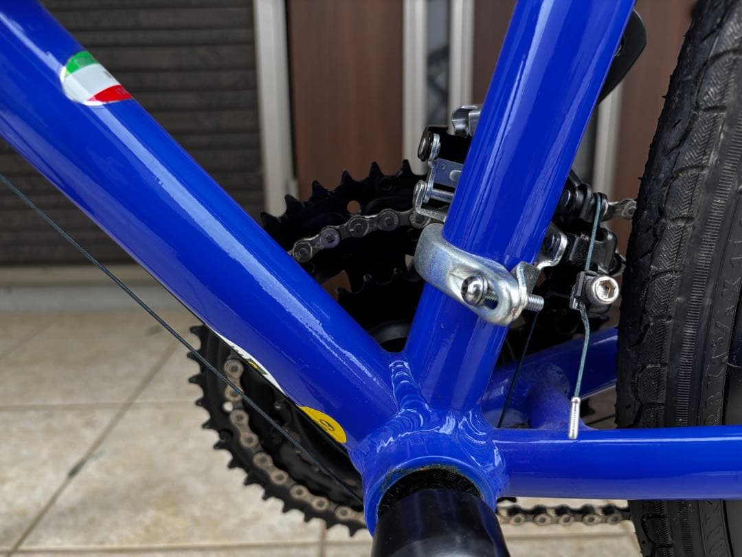 （美品）GIOS ミストラルディスクMISTRAL ジオスブルー　クロスバイク