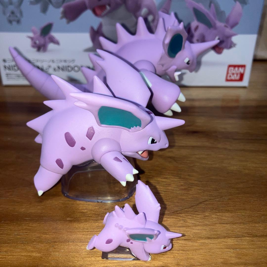 ポケモン　スケールワールド　ニドラン♂ ニドリーノ　ニドキング フィギュアセット