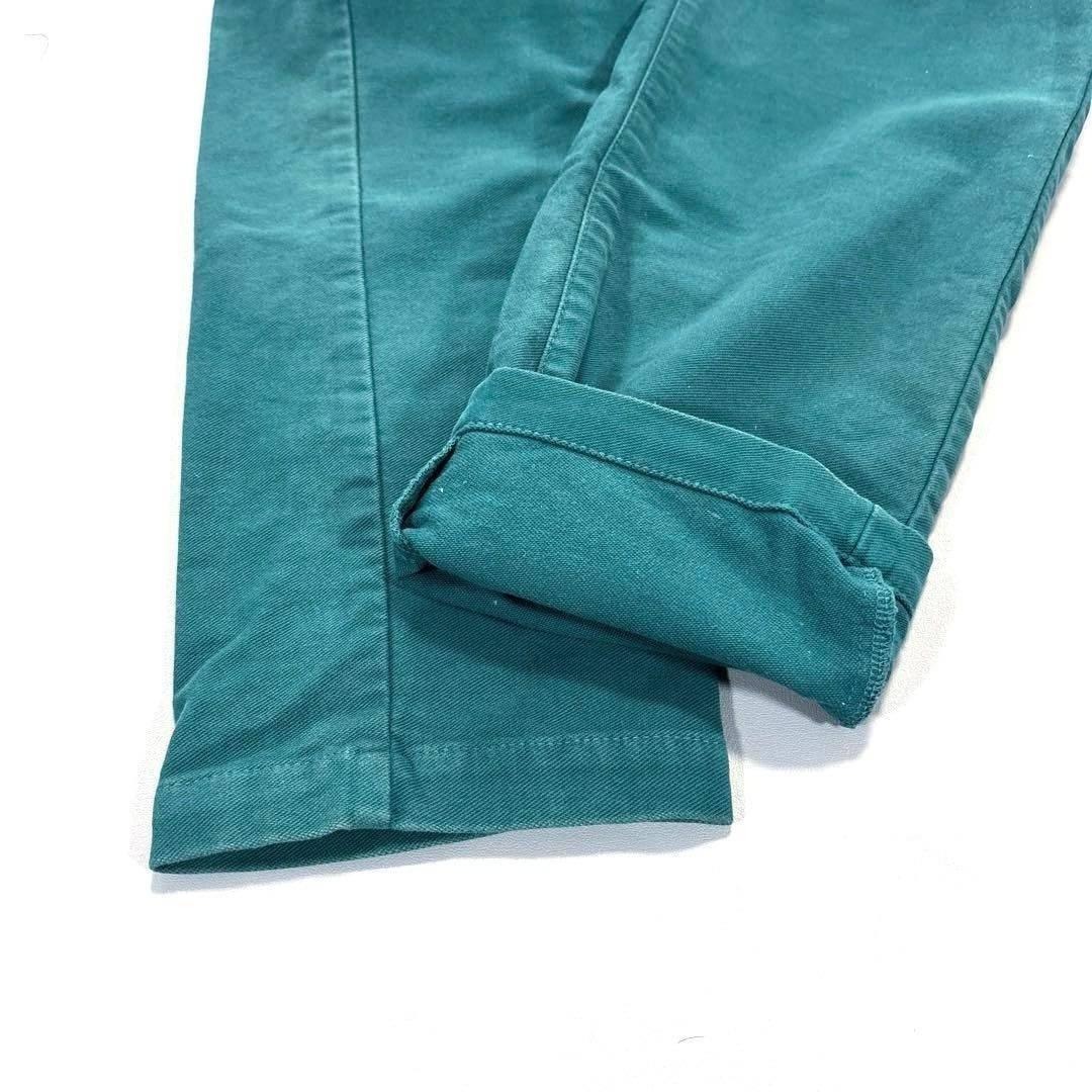 パーリーゲイツ　5/L 30周年記念 ロングパンツ　エメラルドグリーン系