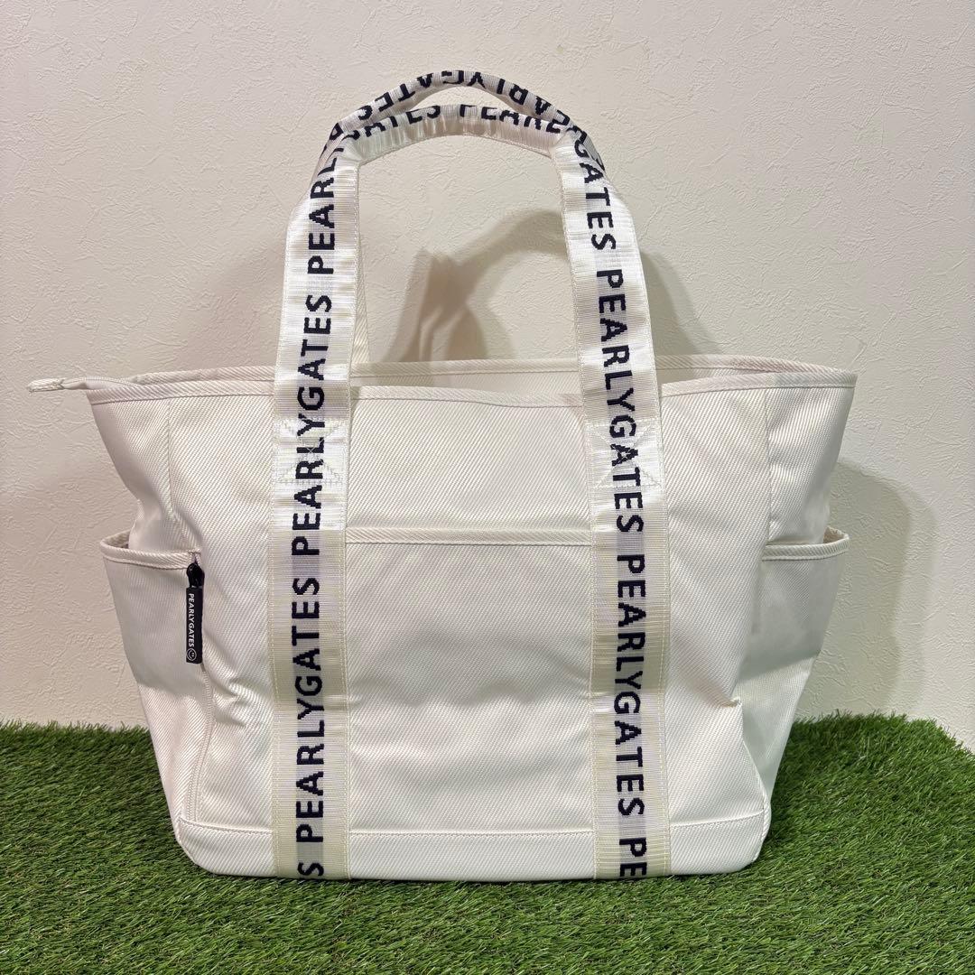 【PEARLY GATES】新品ボストンバッグ　ゴルフ　パーリーゲイツ　ホワイト