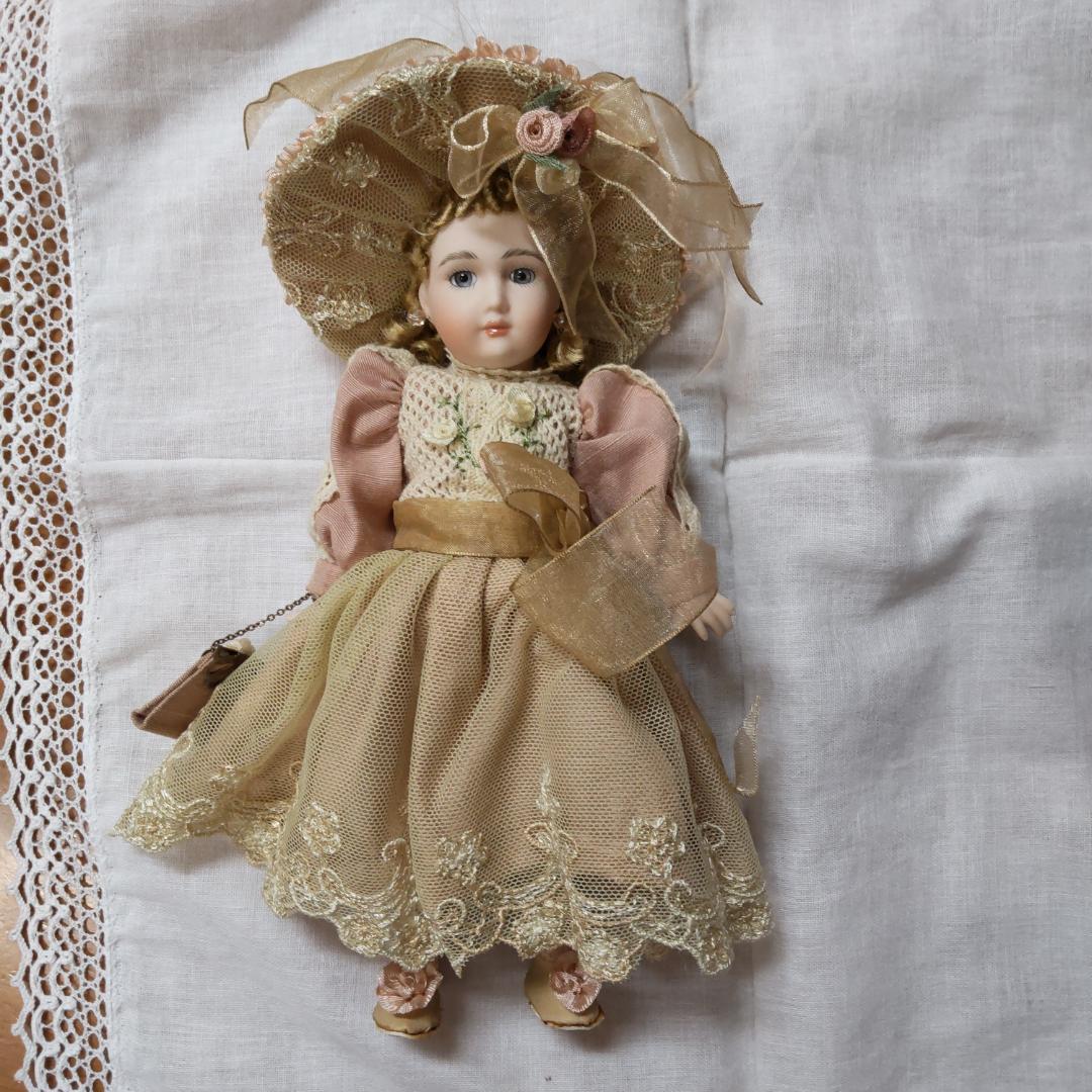 ミニョネット　アンティークドールリプロ　人形　　ジュモ一風