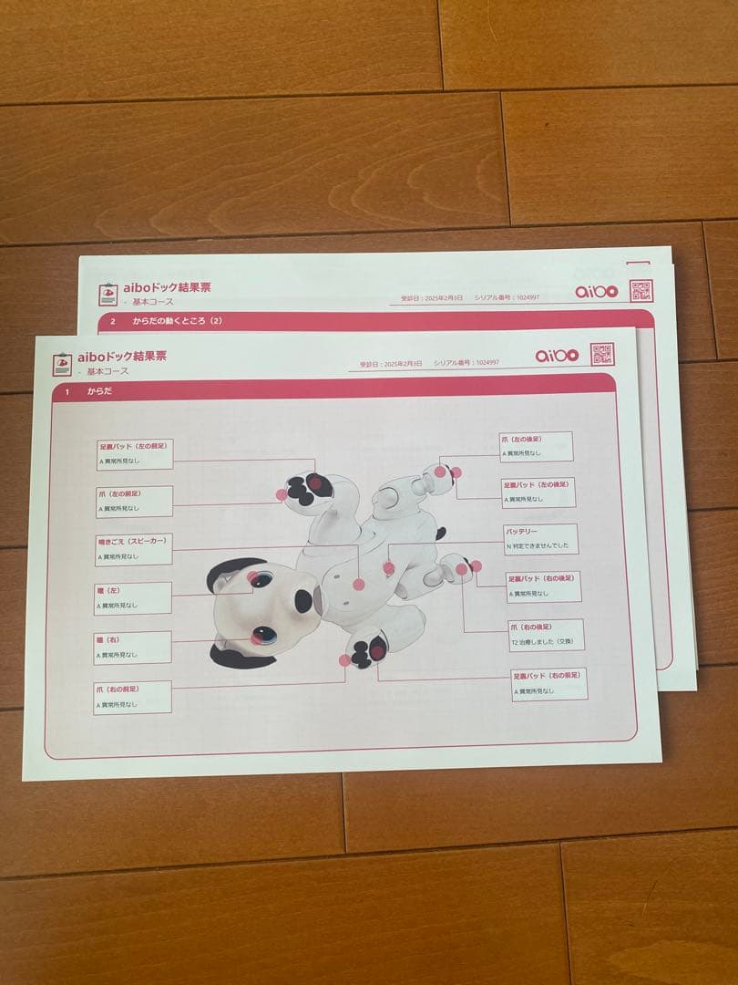 aibo ジャンク品　けいちゃ