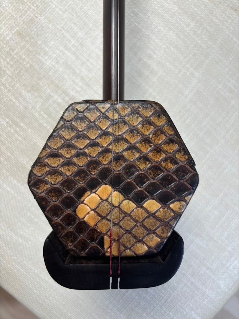 二胡　特級旧料老紅木　虎丘牌