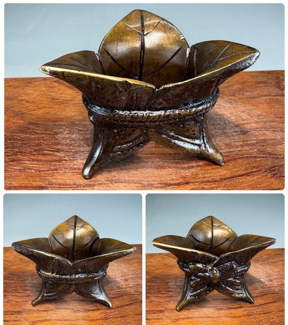 【中古品】唐銅七種蓋置USED〈税込・送料込〉