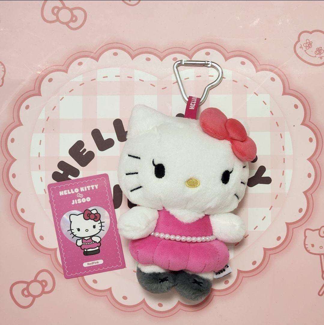 BLACKPINK ジス ハローキティぬいぐるみ キーホルダー 2点セット