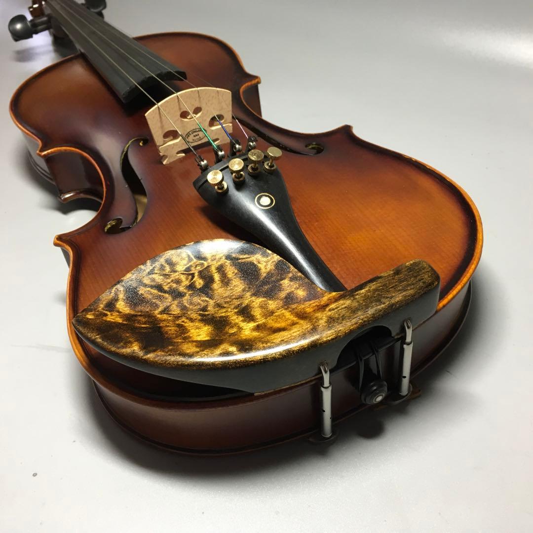 ハードメイプル　玉斑杢　クローソン　黒漆染め　ガラスコート仕上げ