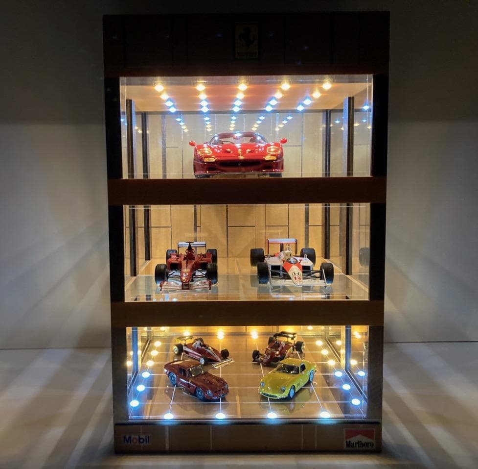 ぐげみ・1/18展示・特殊S&W(#2)・ディスプレーBOX/ネオジオラマ