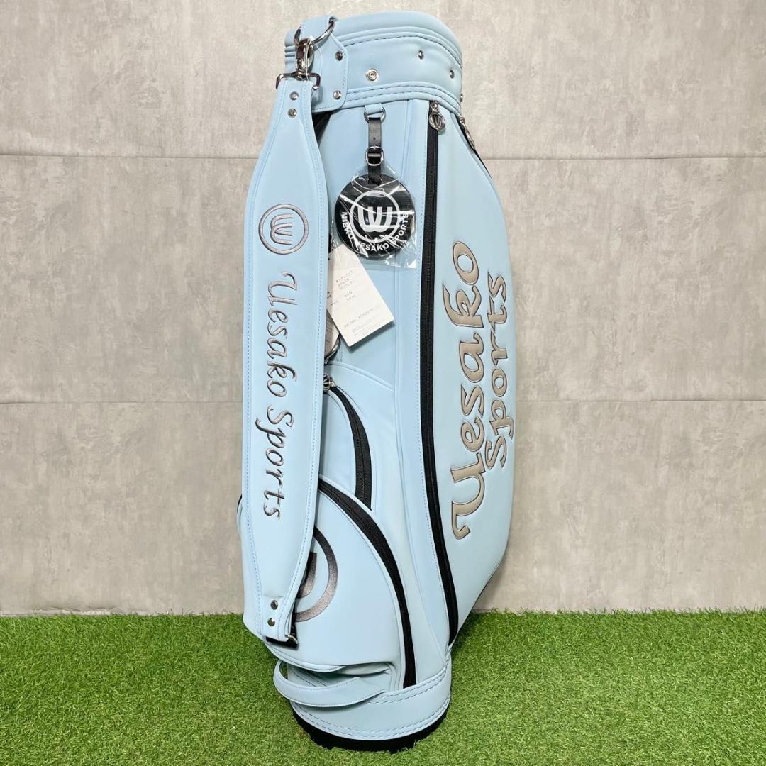 【新品】ミエコ ウエサコ キャディバッグ ゴルフバッグ レディース ブルー 人気