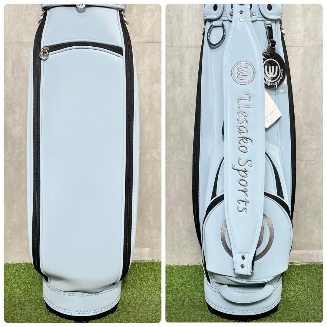 【新品】ミエコ ウエサコ キャディバッグ ゴルフバッグ レディース ブルー 人気