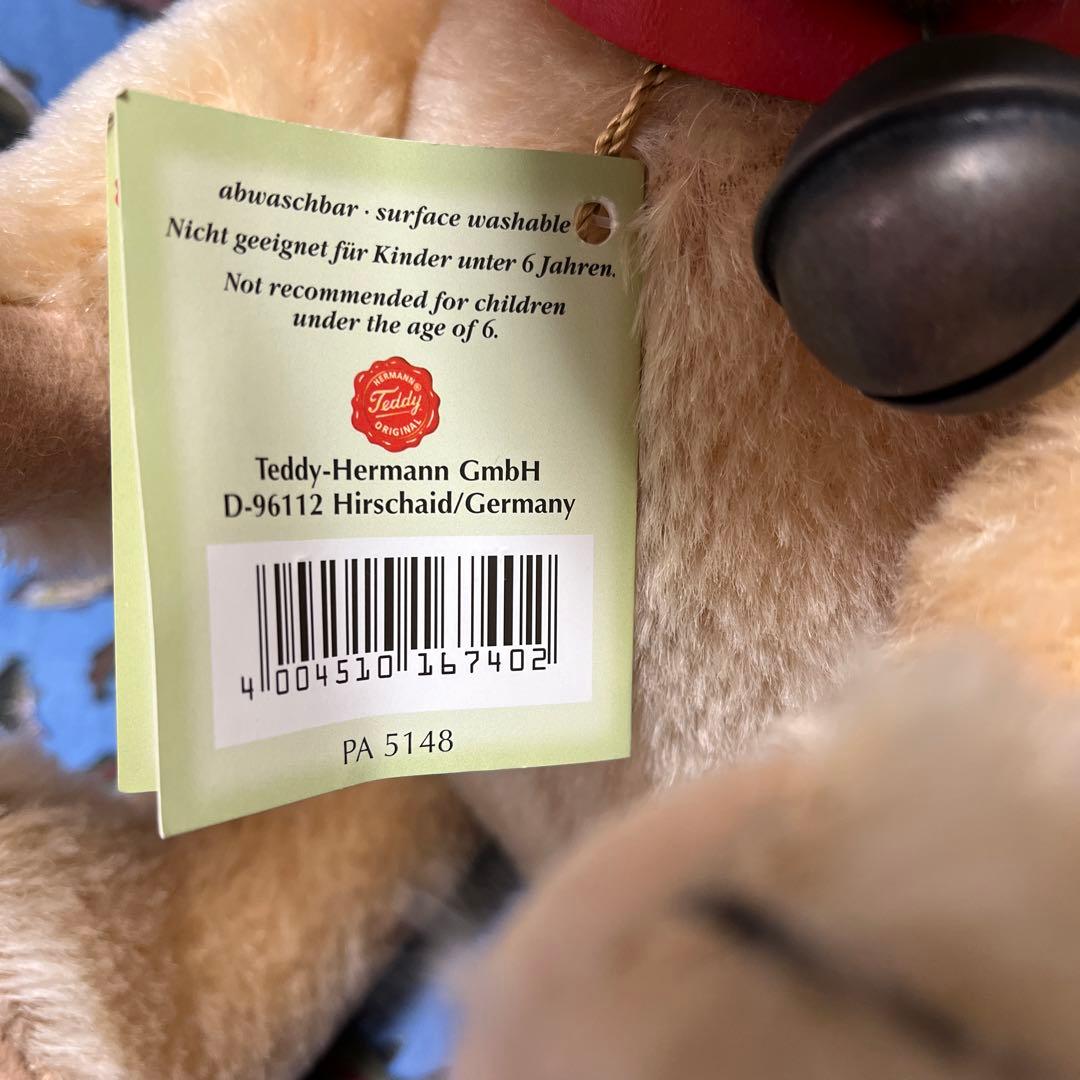 限定品　ハーマン　テディベア　ドイツ製　HERMANN ORIGINAL