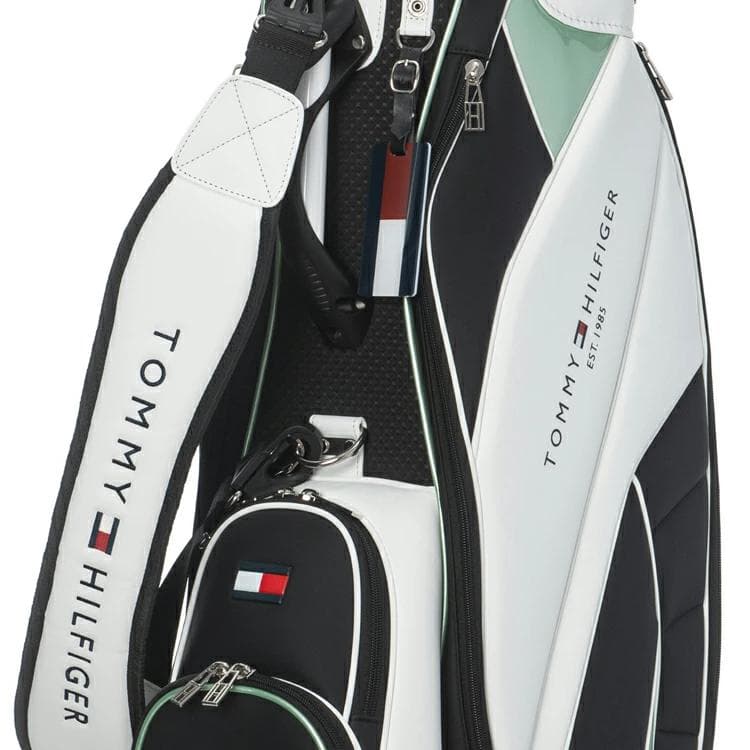 新品 トミーヒルフィガーゴルフ キャディバッグ THMG5SC2 ホワイト