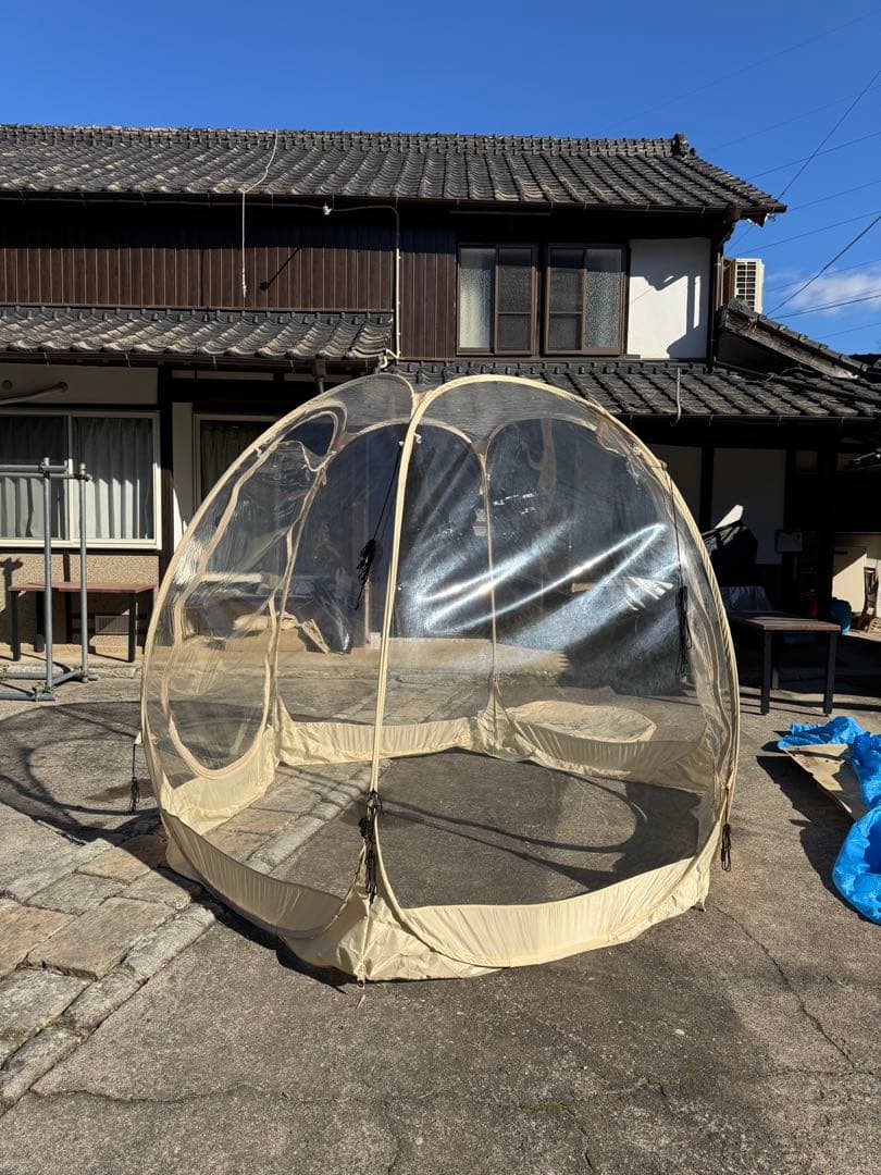 美品 Alvantorスクリーンハウス 4〜6人用ガゼボ　アルバンター直径約3m