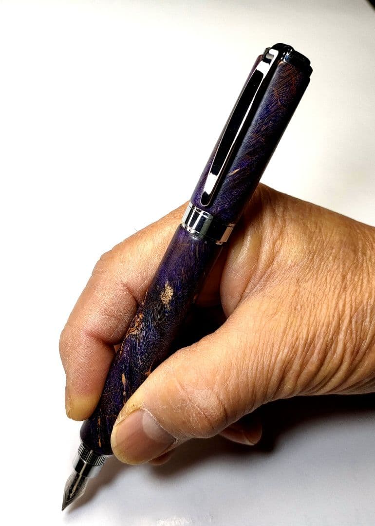 【メープルバール（スタビライズドウッド）】グラデュエイト万年筆