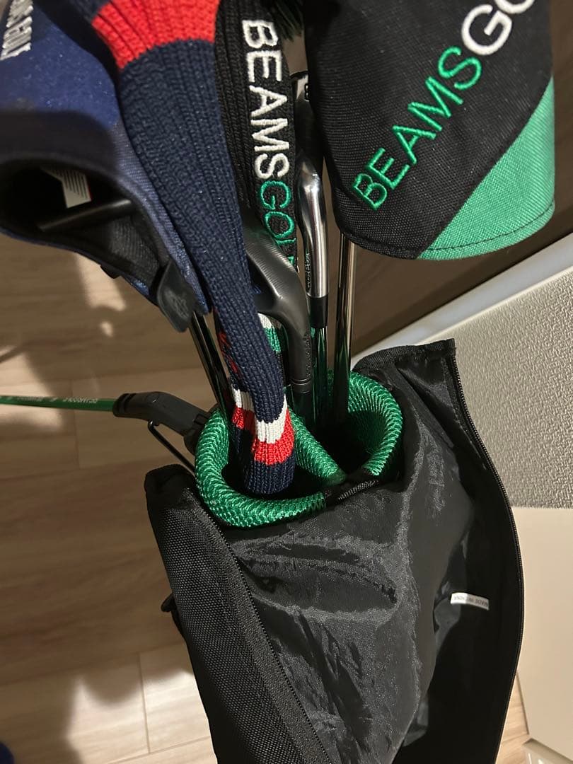 BEAMS GOLF スタンドバッグ ブラック