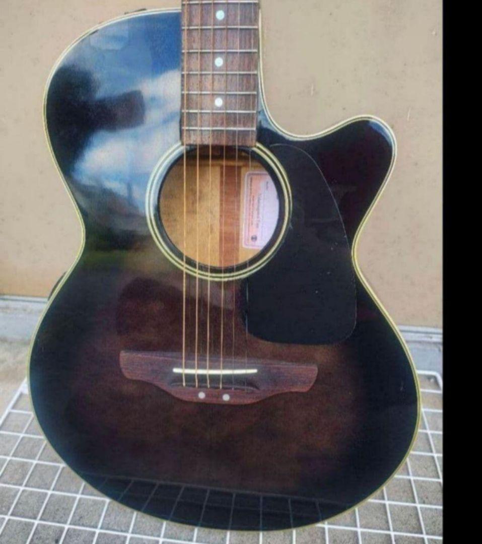 美品 Takamine 100シリーズ BK 型番不明 プリアンプ付きエレアコ