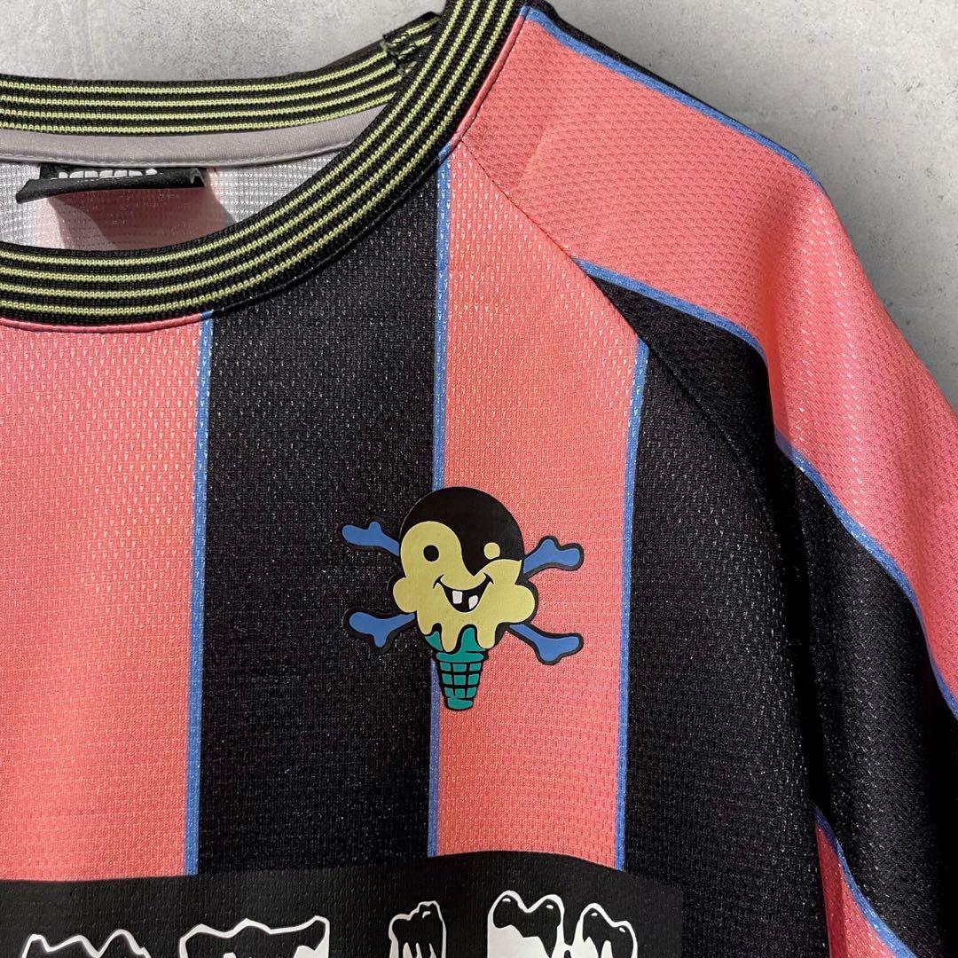 希少 ICECREAM ゲームシャツ サッカー NIGO BBC アイスクリーム