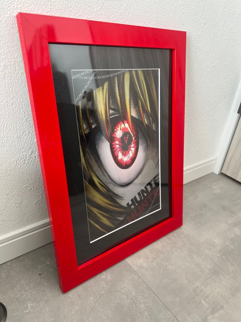 【激レア】HUNTER×HUNTER クラピカ　緋の眼アート作品　（値下げ可）