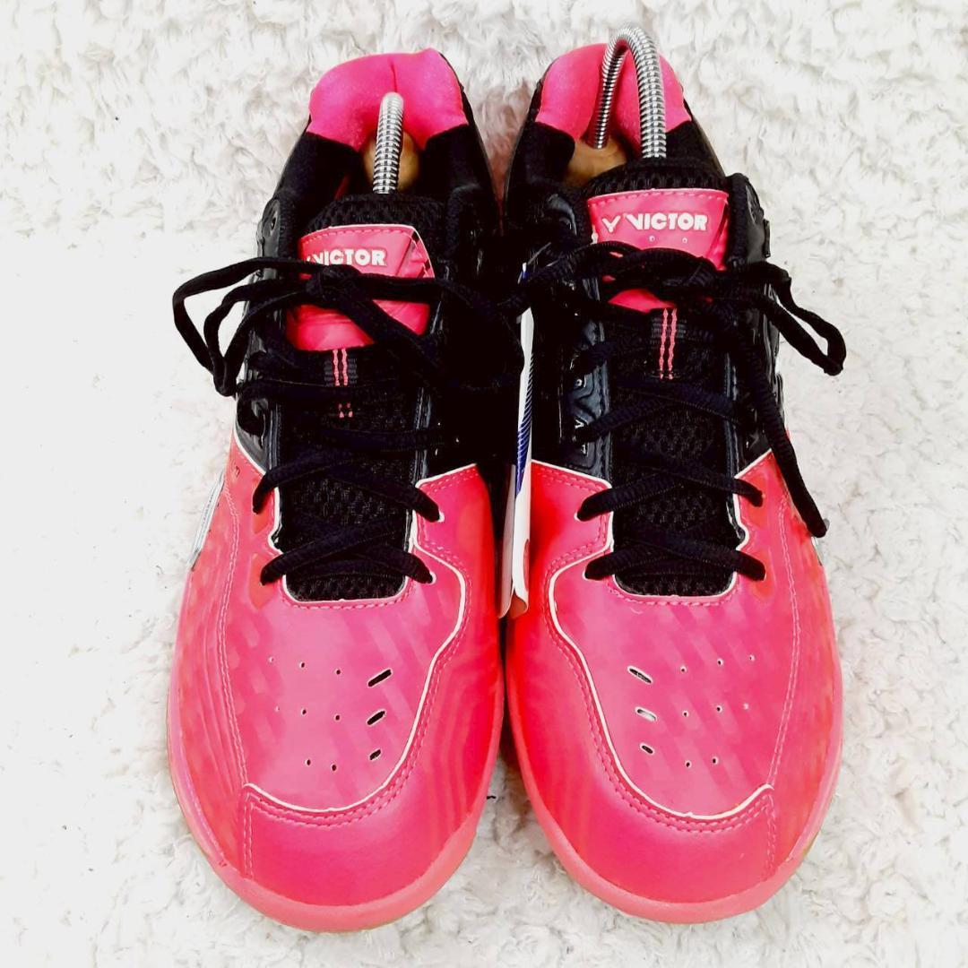 新品未使用27.5㎝◎VICTOR SH-LYDQ バトミントンシューズ ピンク