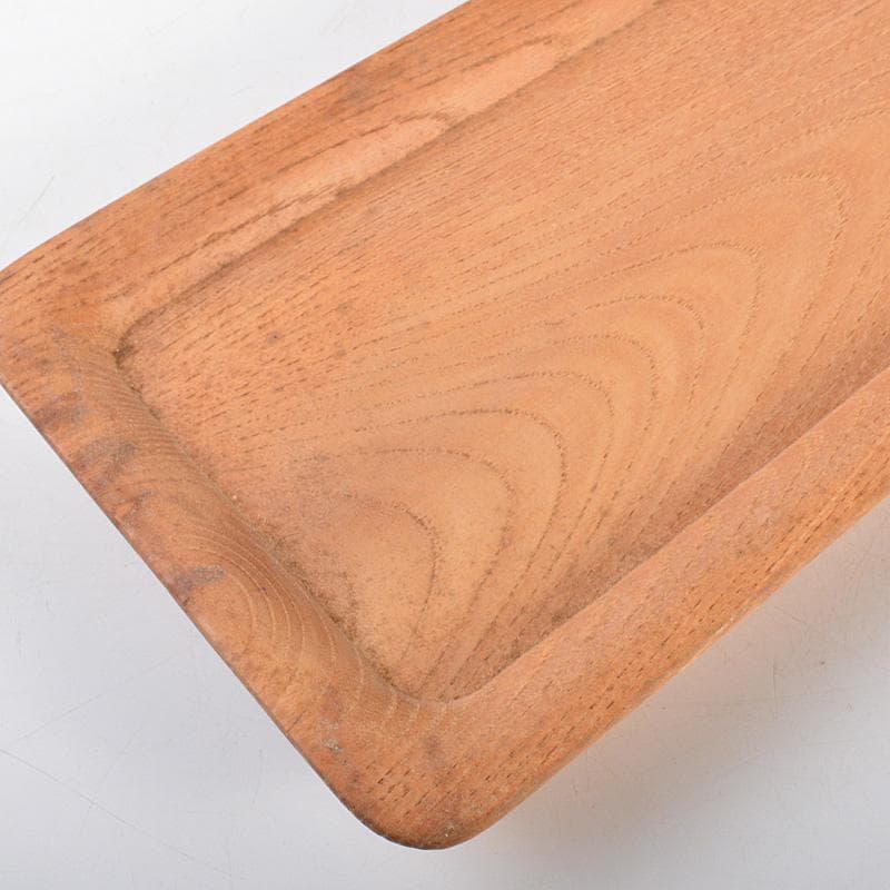 煎茶道具　欅製　一文字盆　煎茶盆　香盆　C　6573