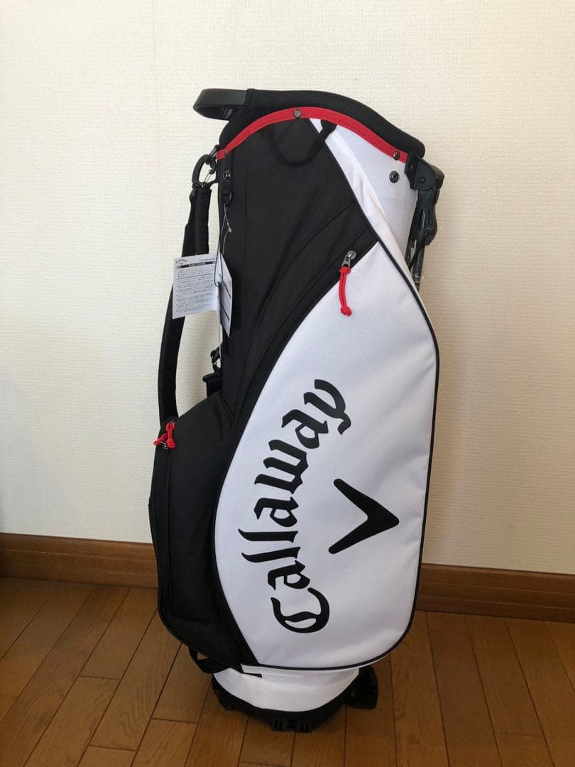 Callaway キャディバッグ 黒白赤