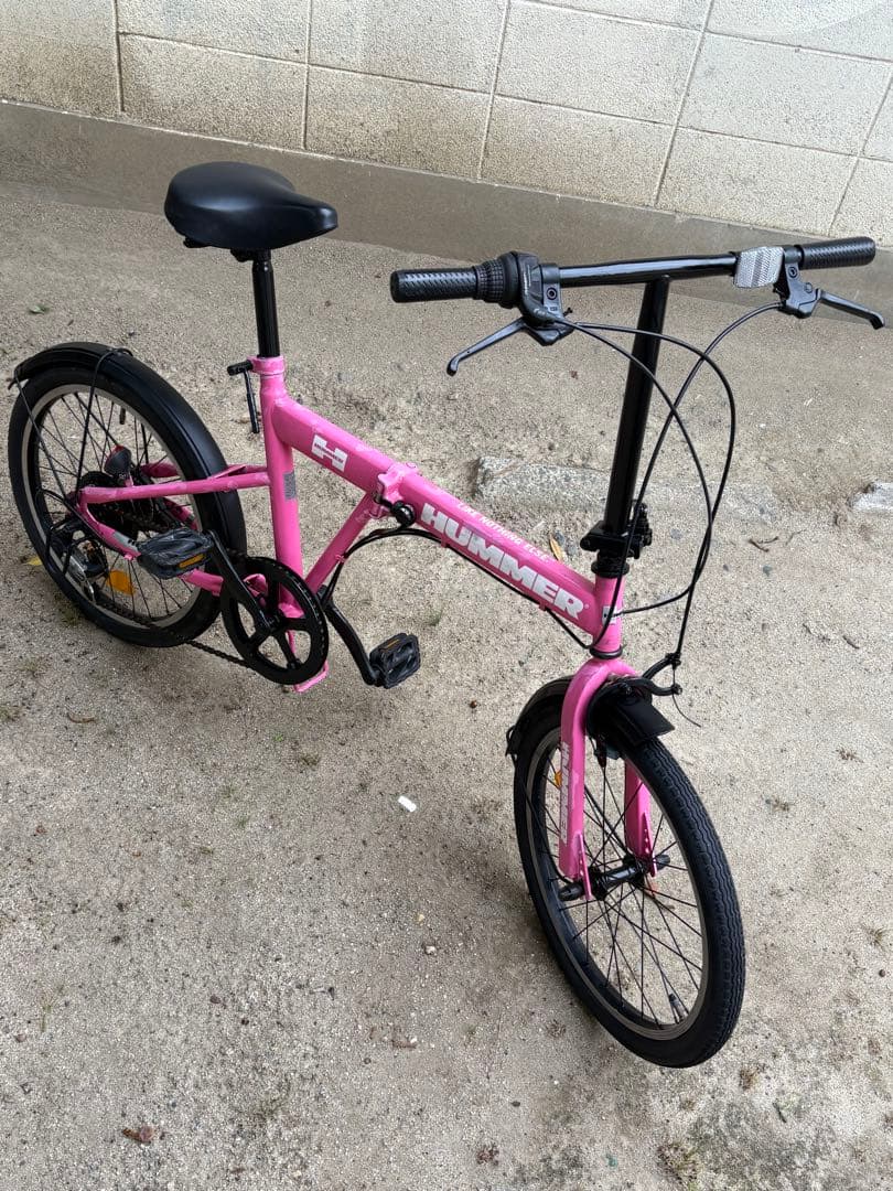 taneruさん専用 ハマー折り畳み自転車 ピンク (20㌅)