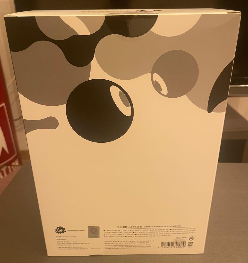 【新品同様】ミャクミャク　貯金箱 ブラック　黒 フィギュア