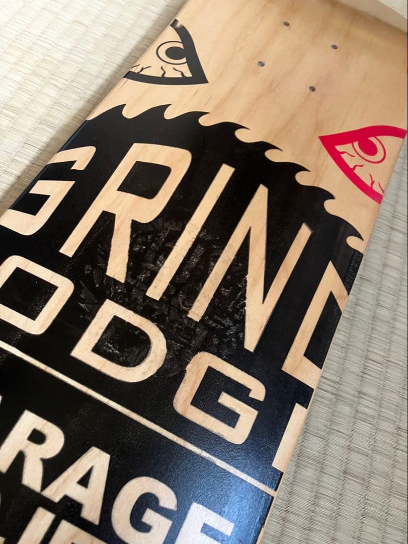 grindlodge 生刷り スケボー 板のみ