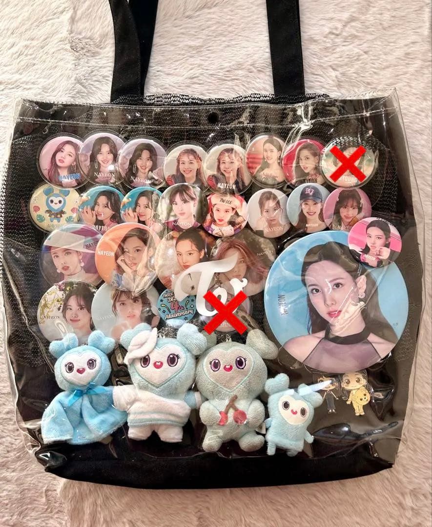 TWICE ナヨン 痛バ トートバッグ 缶バッジ