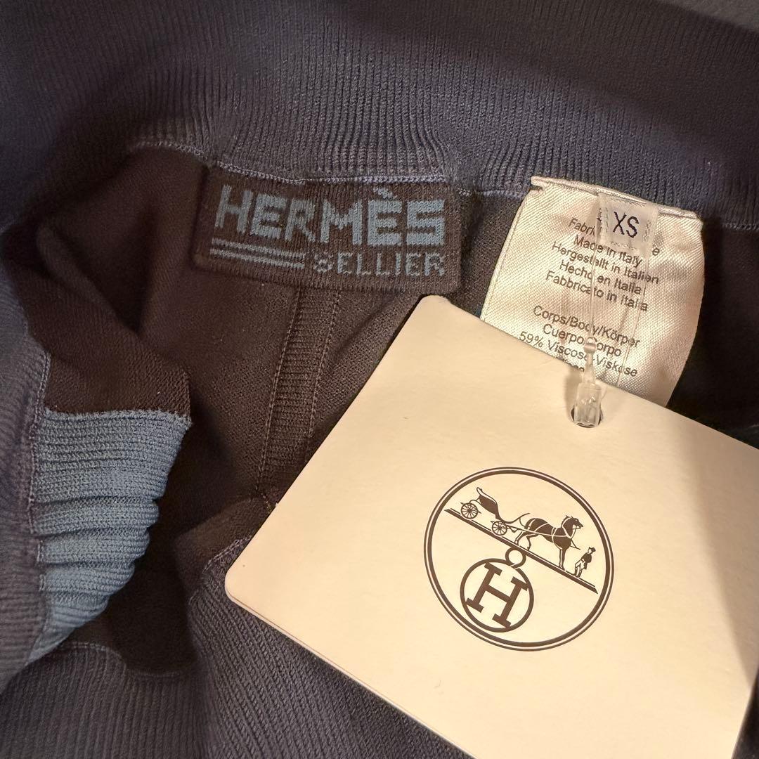 新品エルメス　ヨガウェアセット　ブラック&ネイビー