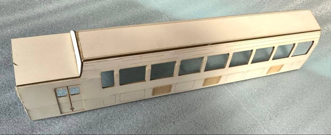 茶*碗様 鉄*号様 1/80　近鉄楽イメージ 3D前面＋パーツ＋レーザーカット側