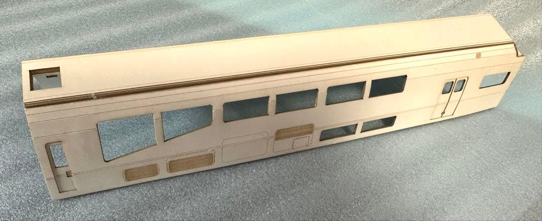 茶*碗様 鉄*号様 1/80　近鉄楽イメージ 3D前面＋パーツ＋レーザーカット側