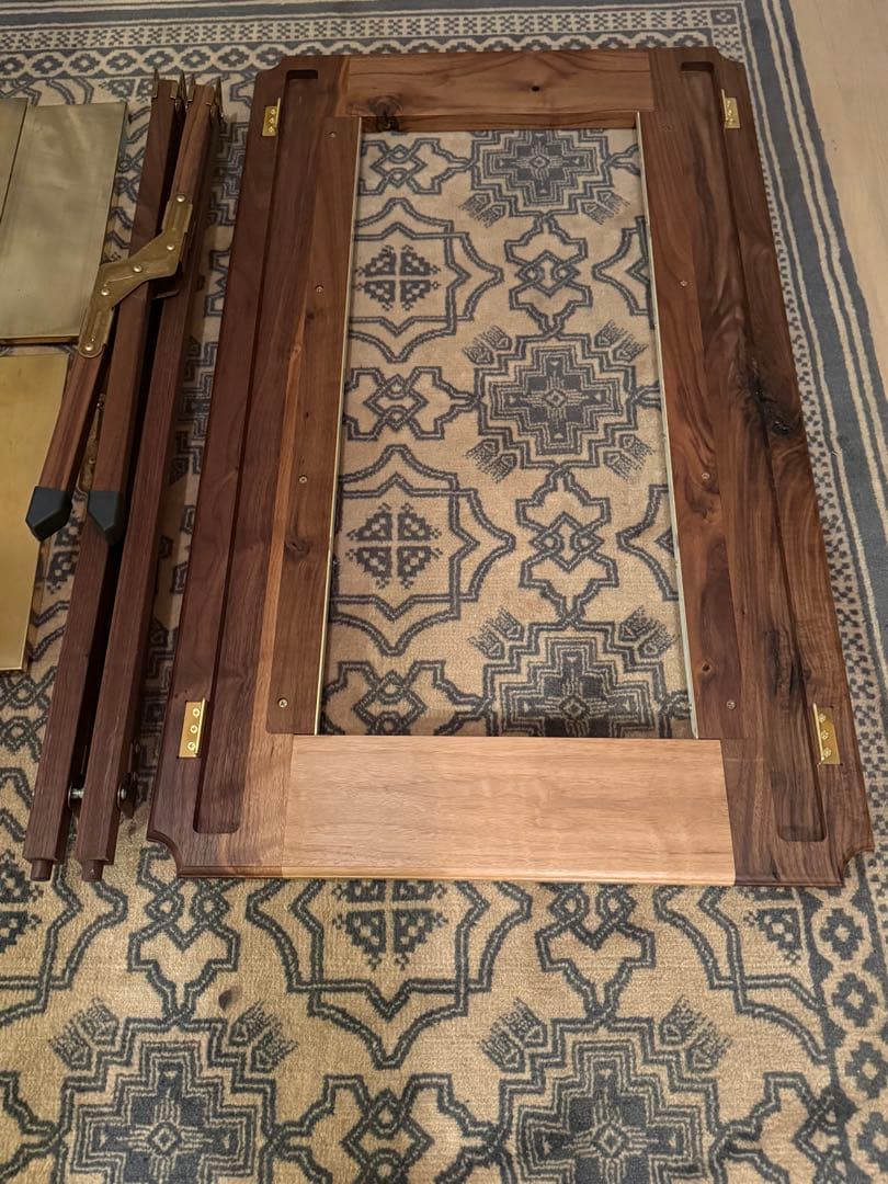 NORAsフレーム オールドマウンテン ウォールナット 真鍮パネル フルセット