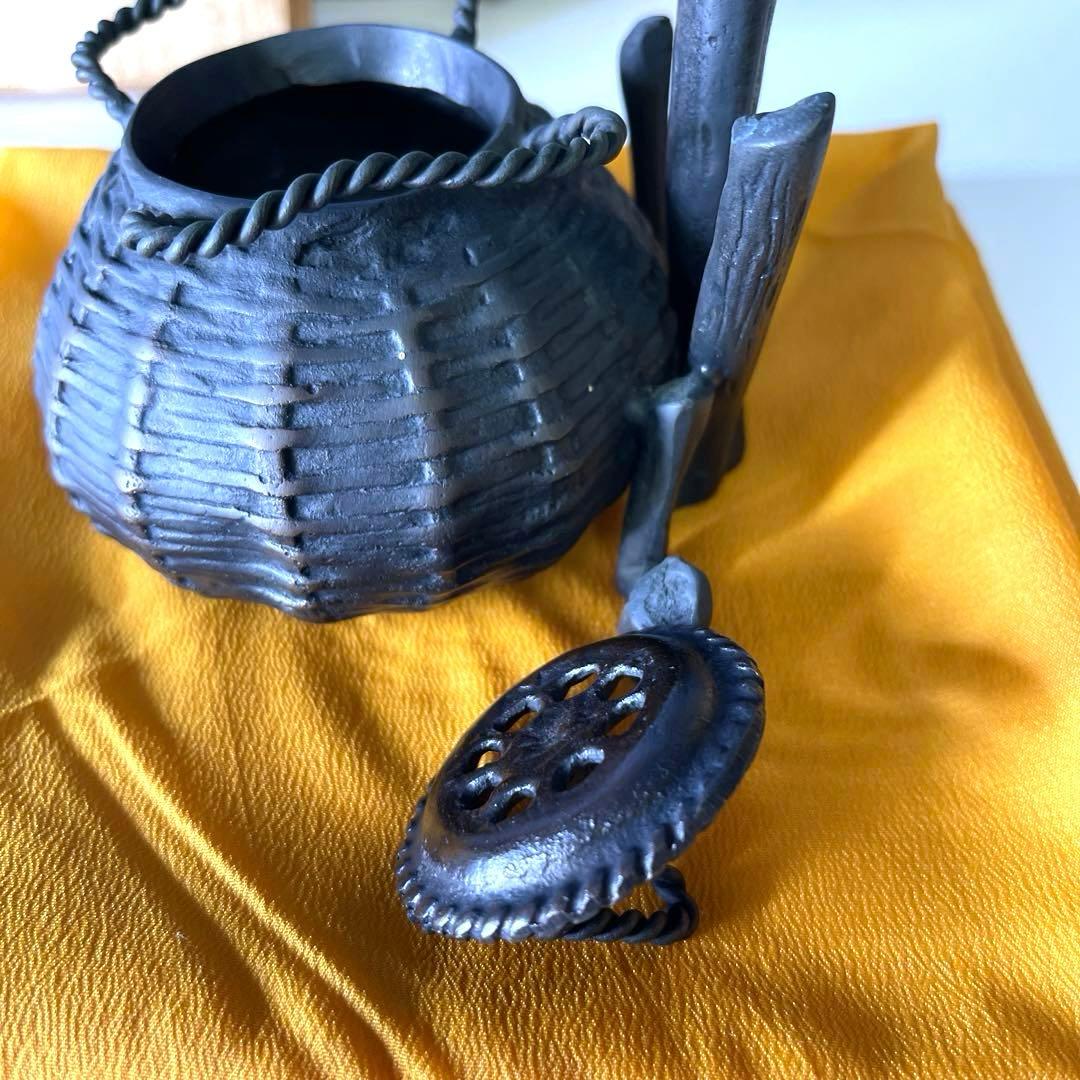 『茶道具』ショウウンカワセミ 1960 茶釜