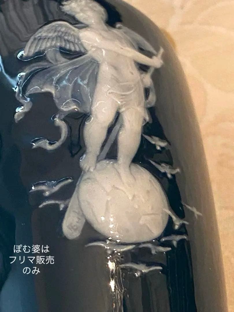 【古ミントン】パテ・シュール・パテ／A.Birks／金彩 花瓶 ベース 置物