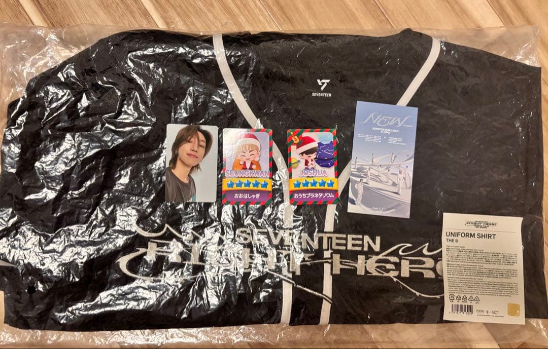SEVENTEEN セブチ THE8 ユニフォームシャツ& FC特典 トレカ