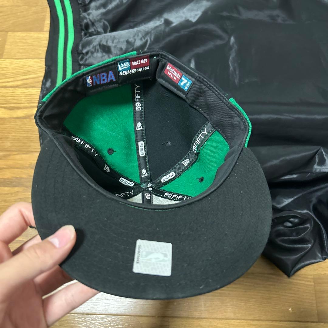 Celtics ジャケットとNBAキャップセット