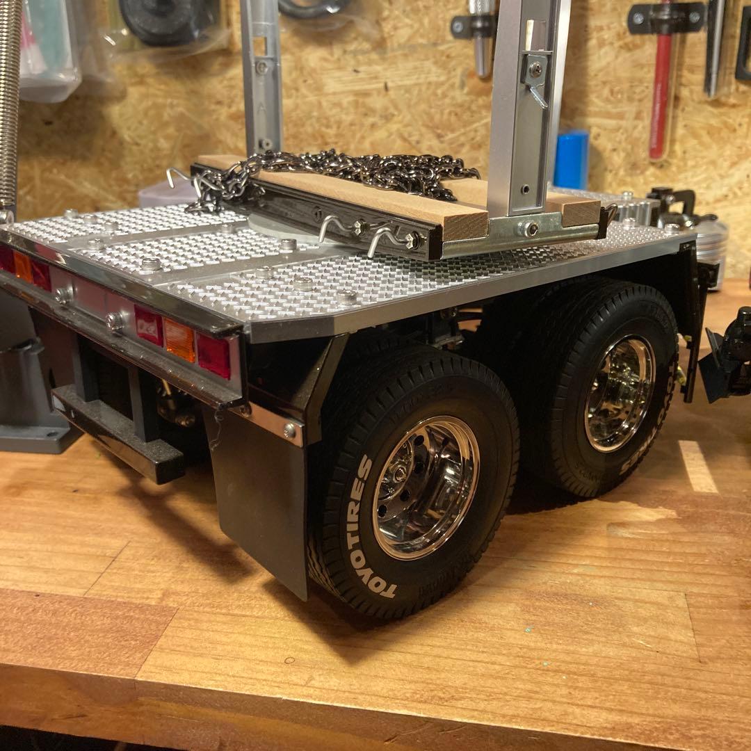 タミヤスカニア8×4  B09マラケシュブラウンウレタン鏡面塗装仕上げ