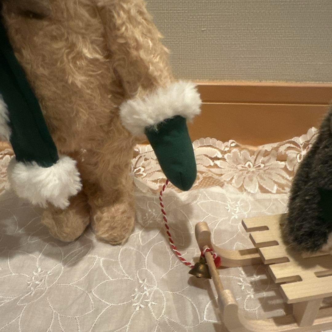 シュタイフ　Steiff テディベアとハリネズミ