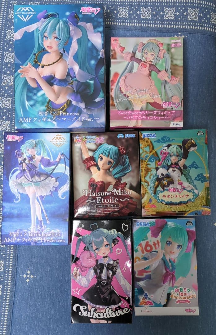 初音ミク　フィギュア7点セット