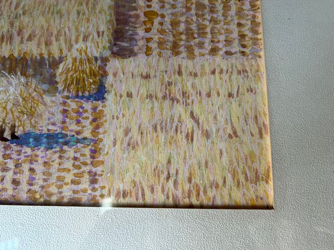 水彩画 吉川三伸「収穫期(A)」