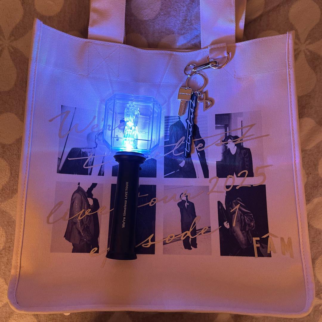 timelesz ペンライト キーリング バッグ