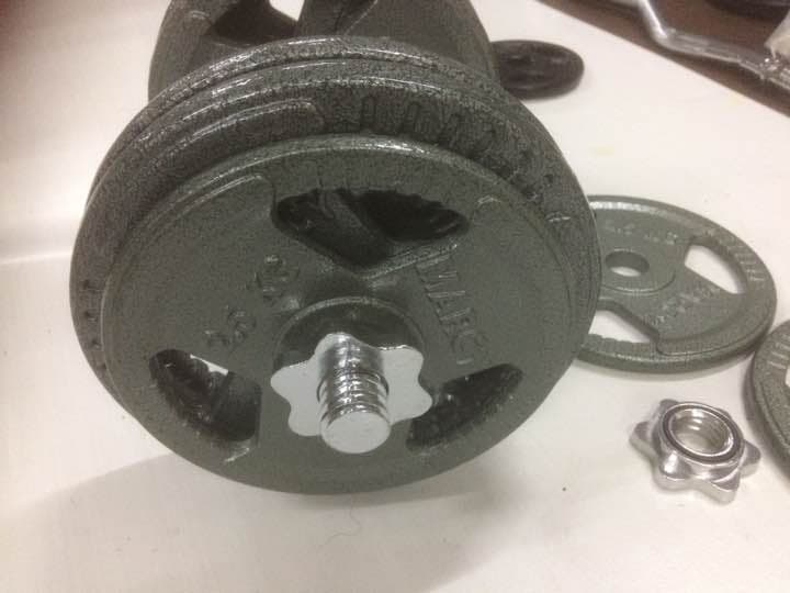 スクリューダンベルセット 計27.5kg   2個